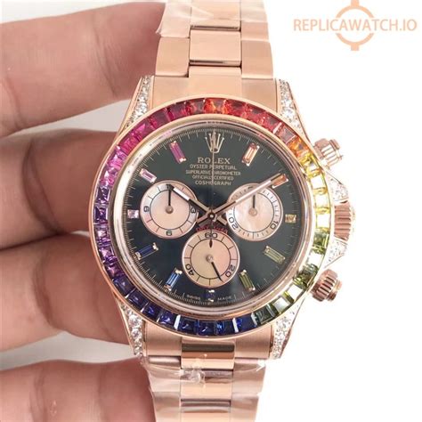 replica rolex daytona rainbow|rolex daytona 116595rbow.